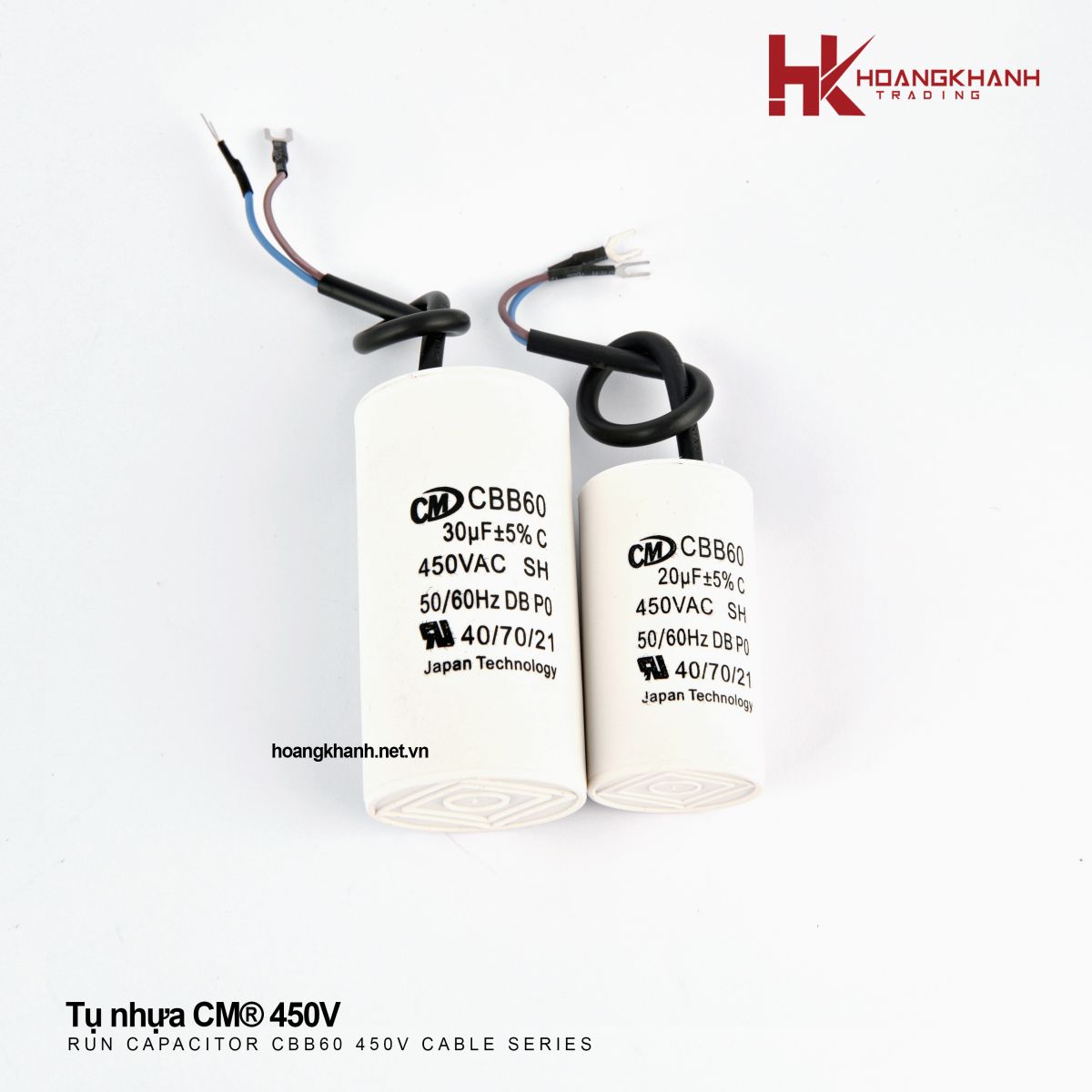 Run Capacitor (CBB60) CM® Plastic Series